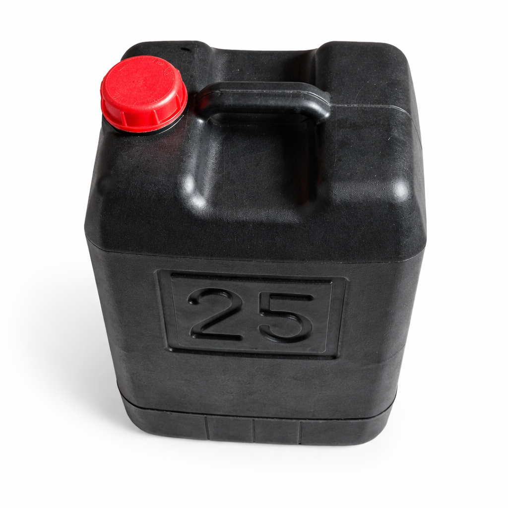25L Heavy Duty Plastic Jerry Can with Screw Cap